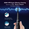 Seago Electric Sonic Toothbrush USB Rechargeable Adult 360 Days Long Battery Life IPX7 4 Replacement Heads Travel Box  SG-575 3