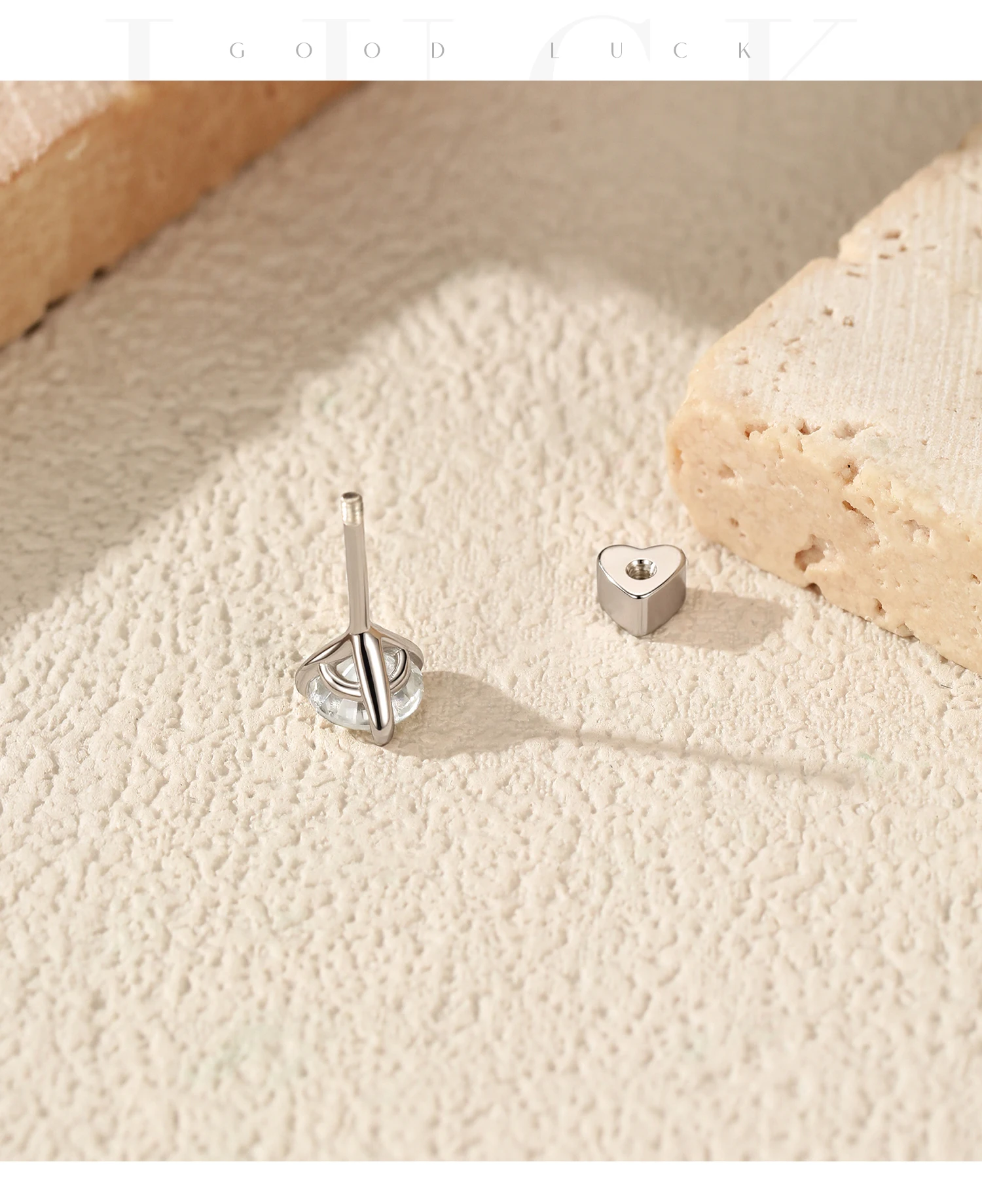 MODIAN 1PC D-Farb-Moissanit-Knorpel-Ohrstecker aus 925er Sterlingsilber, neutrale Herz-Schraub-Ohrstecker für Damen, edler Schmuck – Detail 25
