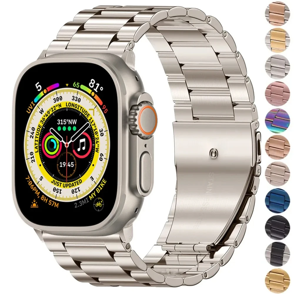 Premium Stainless Steel Metal Strap