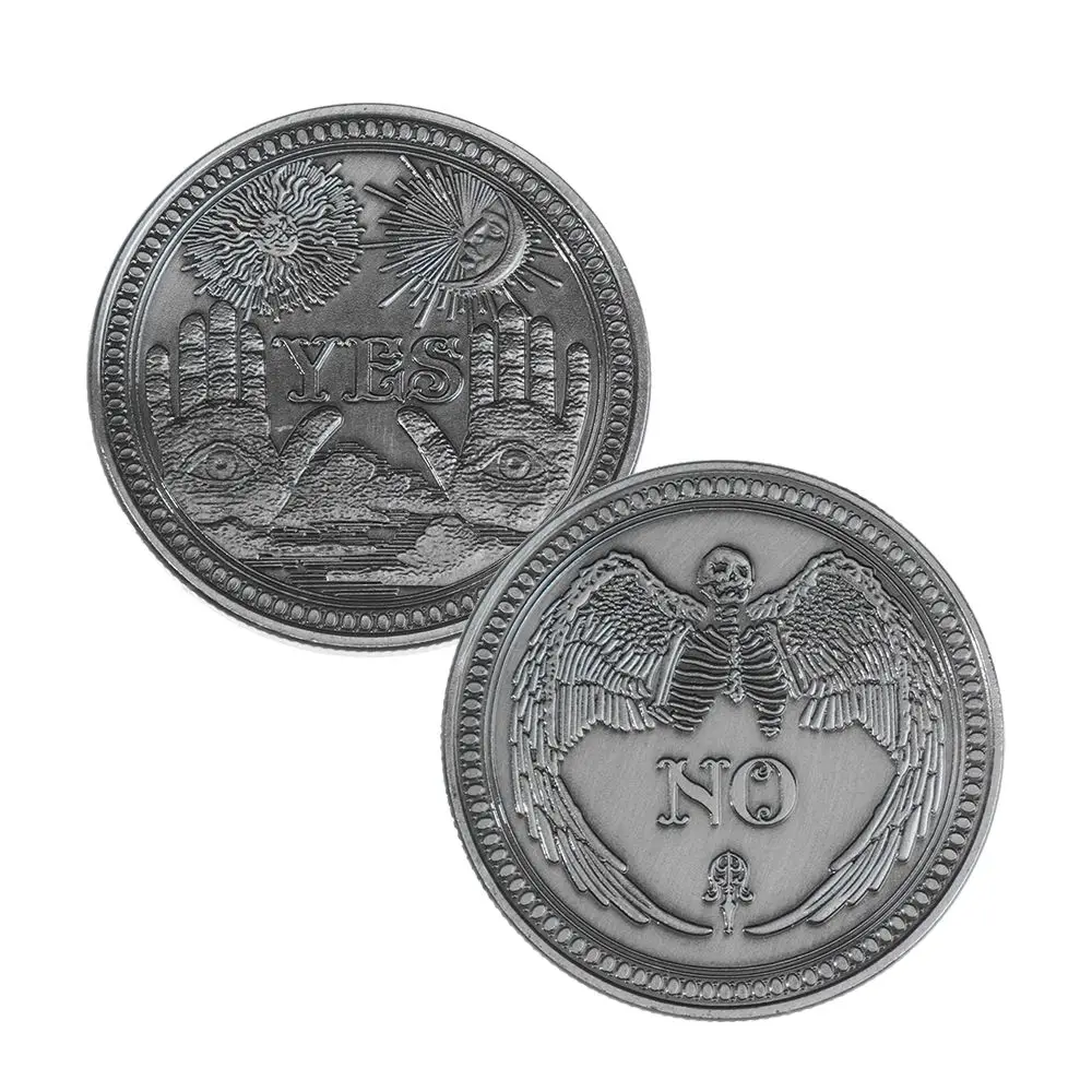 Description Picture 4 of item1PC Bronze Yes or No Commemorative Coin Souvenir Non-currency Coins Game Prop Challenge Coins Collection Decoration Crafts