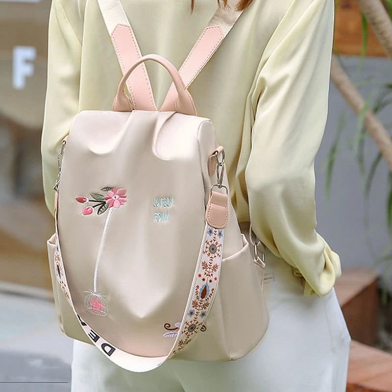 Anti Theft Women Backpack Ladies Daypack Rucksack Lightweight Stylish School Bags for Everyday Use Going Out Traveling Working