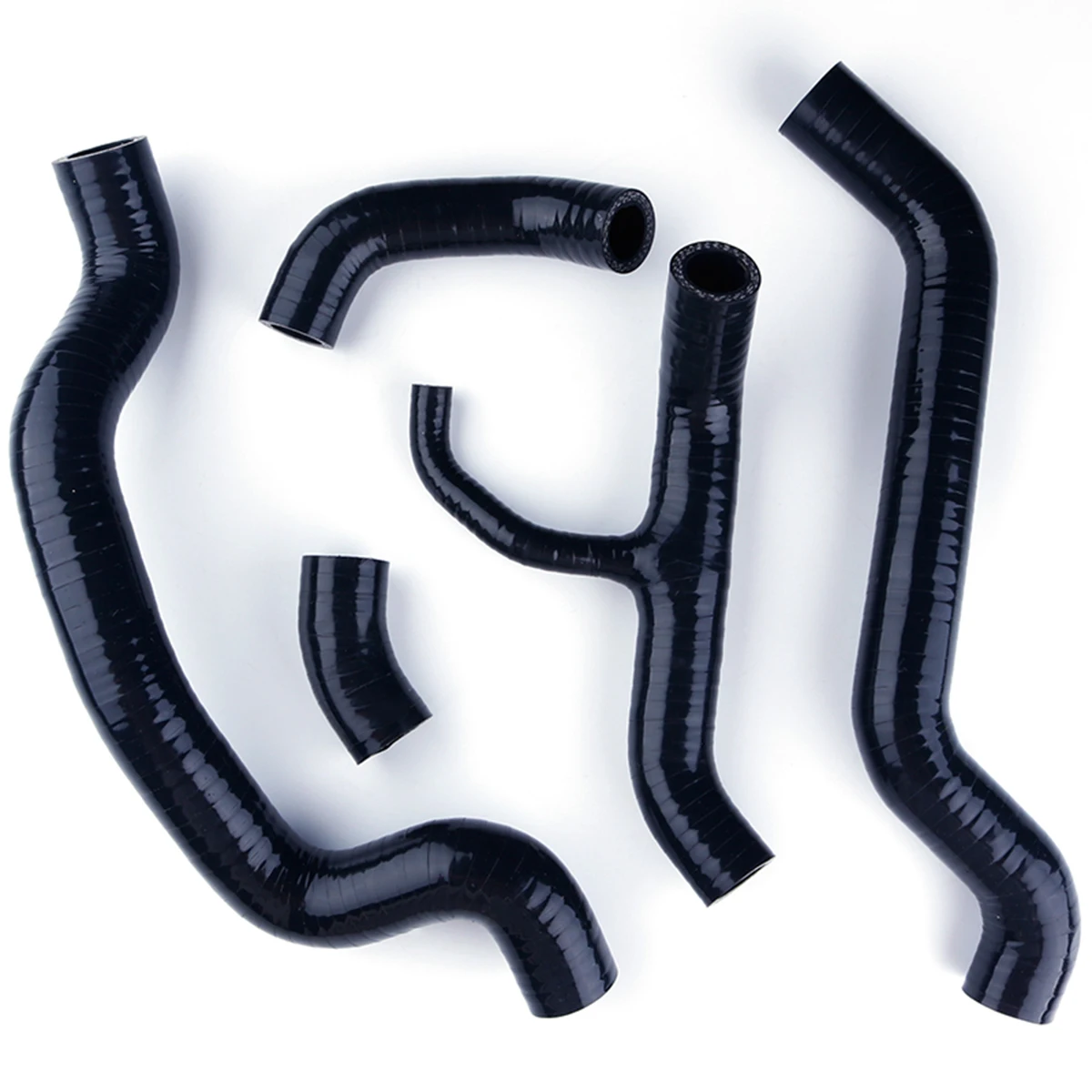 Per 2007-2014 Ducati 848 1098 1198 / 848 Evo Tubi Del Liquido Di Raffreddamento Del Radiatore In Silicone