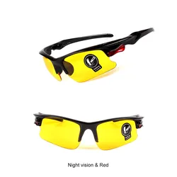 Night Vision Unisex Sunglasses with UV 400 Protection (Night Vision Red)