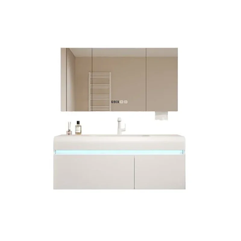 Bathroom Storage Kitchen Cabinet Washbasin Locker Vanity Sink Mirror Multifunction Home Furniture Drawer Towel Base Gabinete