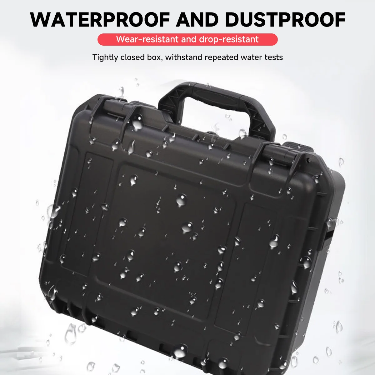 15 Slot Plastic Watch Case Portable Waterproof Watch Case Is Used To Store Watches Tool Box Thickened With Sponge Suitcase Tool