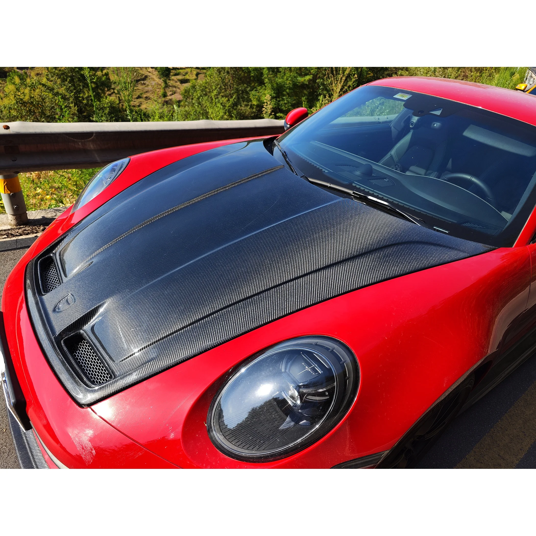 

2019 -2022 992 TC style carbon fiber front hood for Porsche 992 911 front trunk lid for Porsche carbon fiber front lid