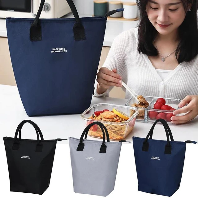 Bolsa de almuerzo aislada grande para niños y mujeres, bolsa de almuerzo  para Picnic, bolsa de almuerzo para aperitivos, contenedores de comida,  accesorios de cocina para el hogar - AliExpress