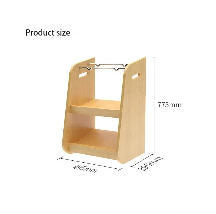 

High quality three-layer dumbbell rack Commercial Gym Equipment fitness wooden dumbbell rack