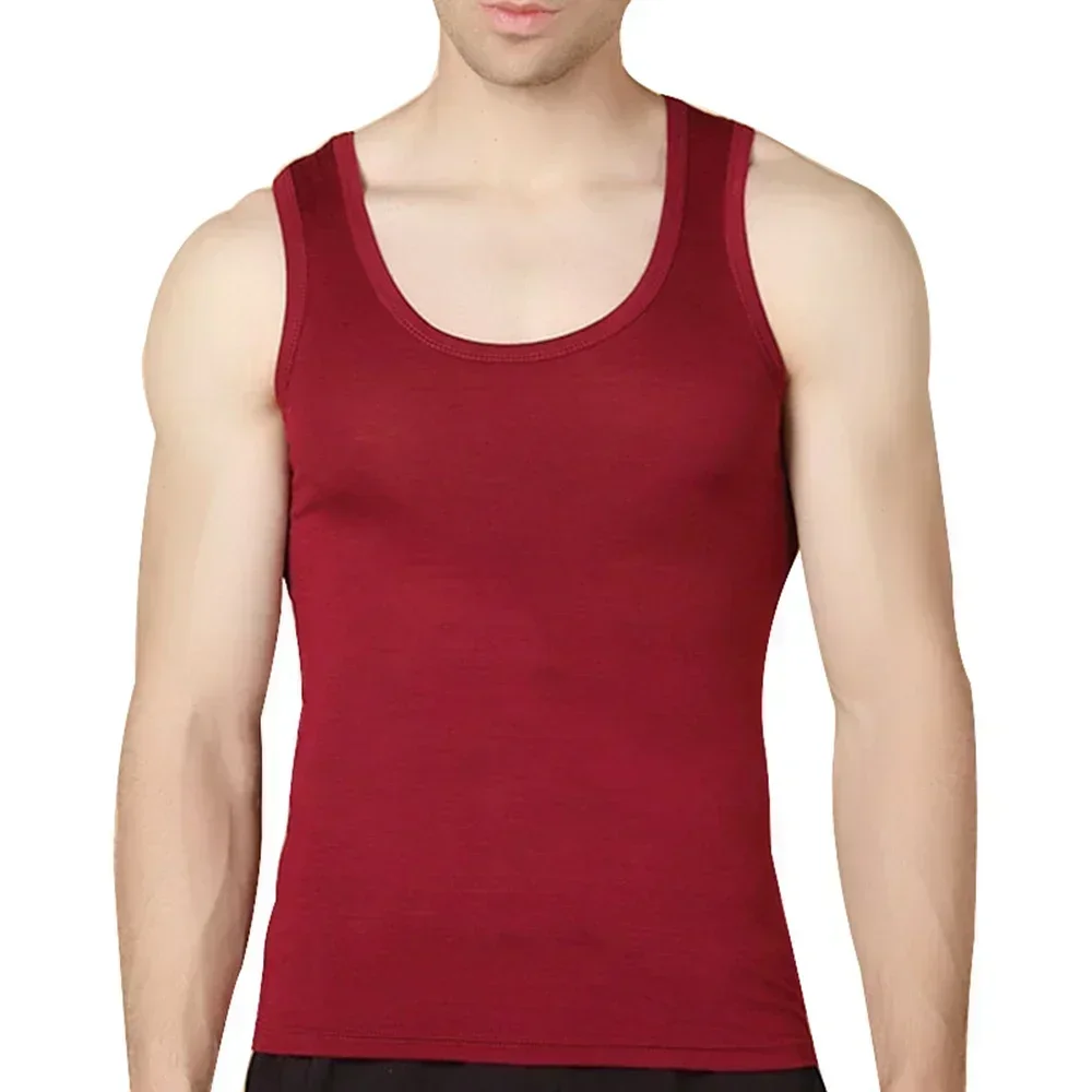 

Tops Men's Close-fitting Vest Fitness Elastic Casual Square Collar Breathable H Type Cotton Solid Undershirts Male Tanks B01377