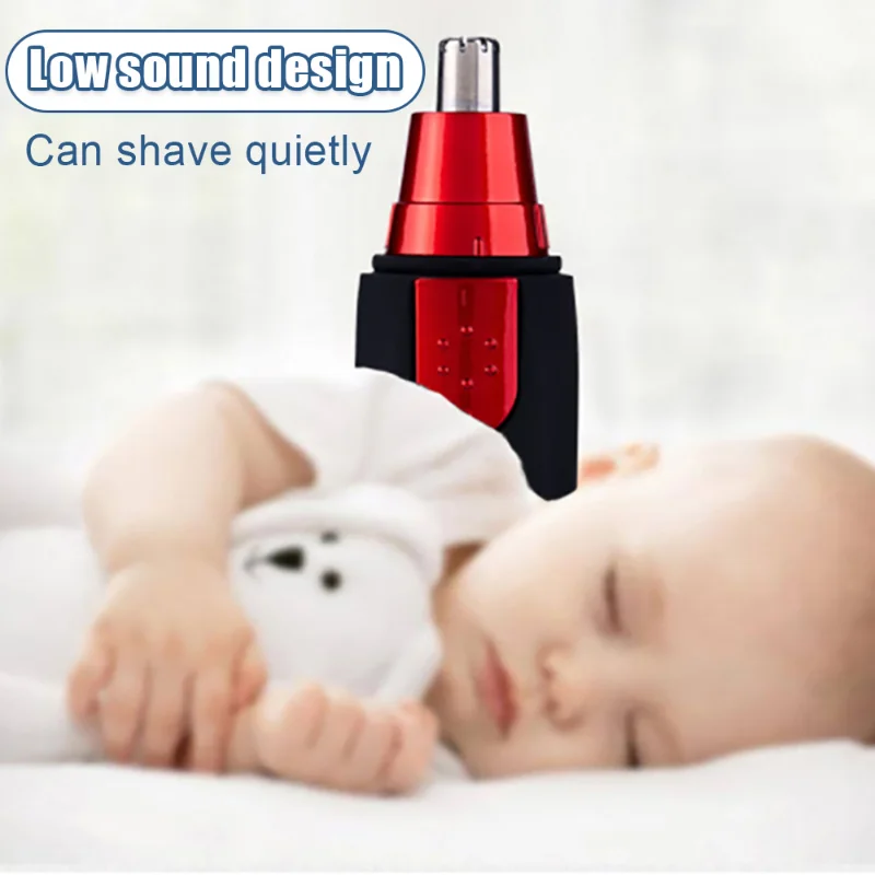 Electric Nose Hair Trimmer Ear Face Eyebrow Hair Clean Tool