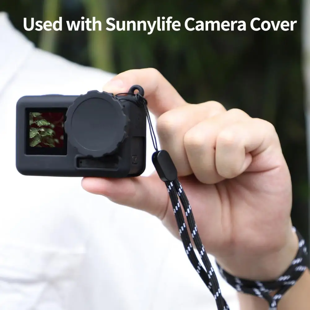 

Anti-scratch Lens Guard for Camera Protection Silicone Lens Covers with Lanyard for Osmo Action 4/3 Scratch-proof for Camera