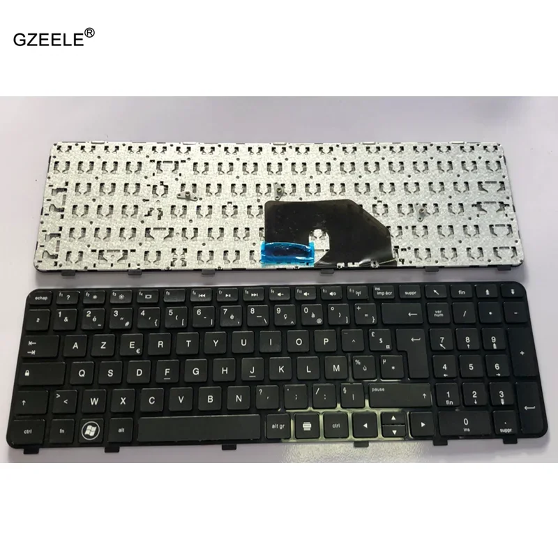 Clavier QWERTY Nordic Pour HP Pavilion DV6-6000 – Gris – Réf 644356-DH1 – Neuf (ouvert)