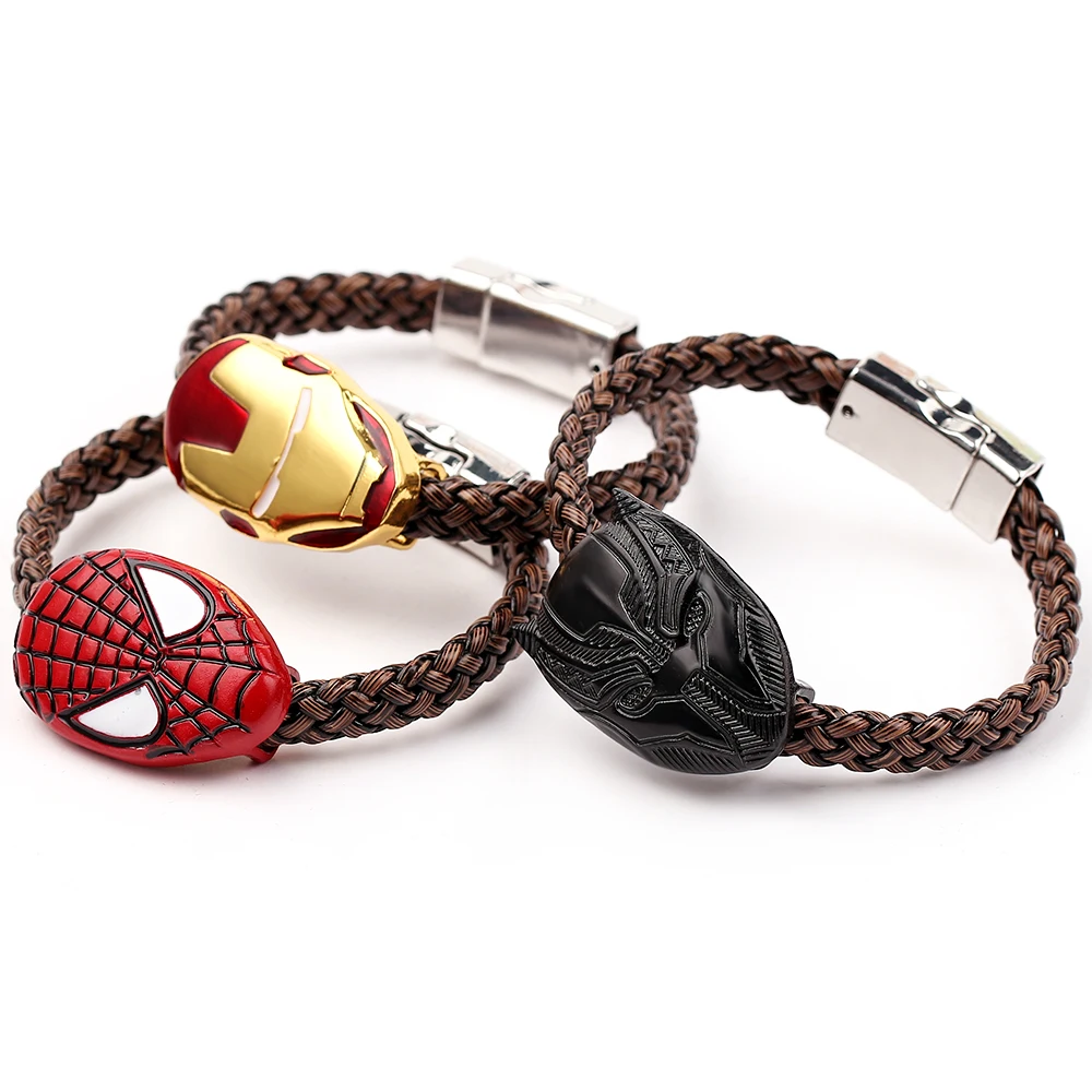 Avengers Charms Silver Bracelet With Different Charm Fashion Jewellery  Accessory for Girls and Women