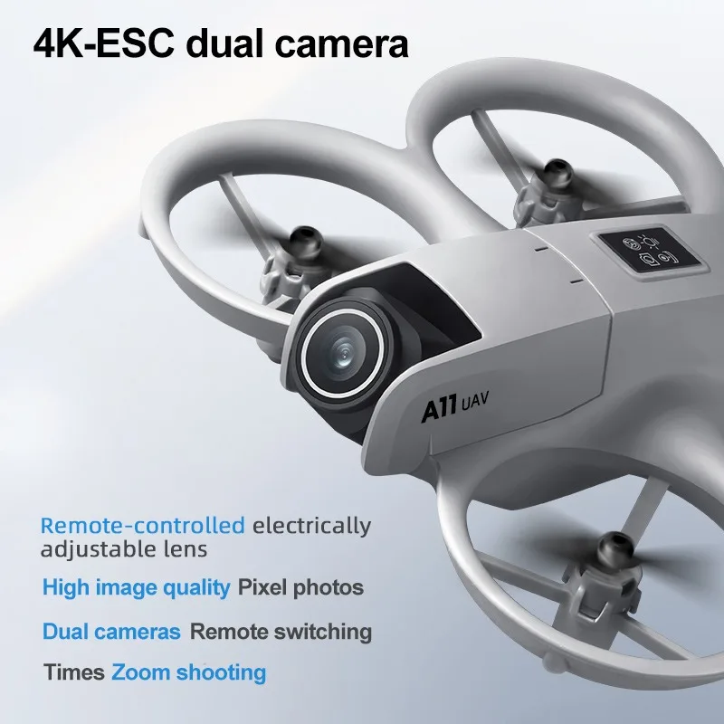 Mini kišeninis dronas Lenovo A11 5G 4K/8K su bešepetėliu varikliu FPV