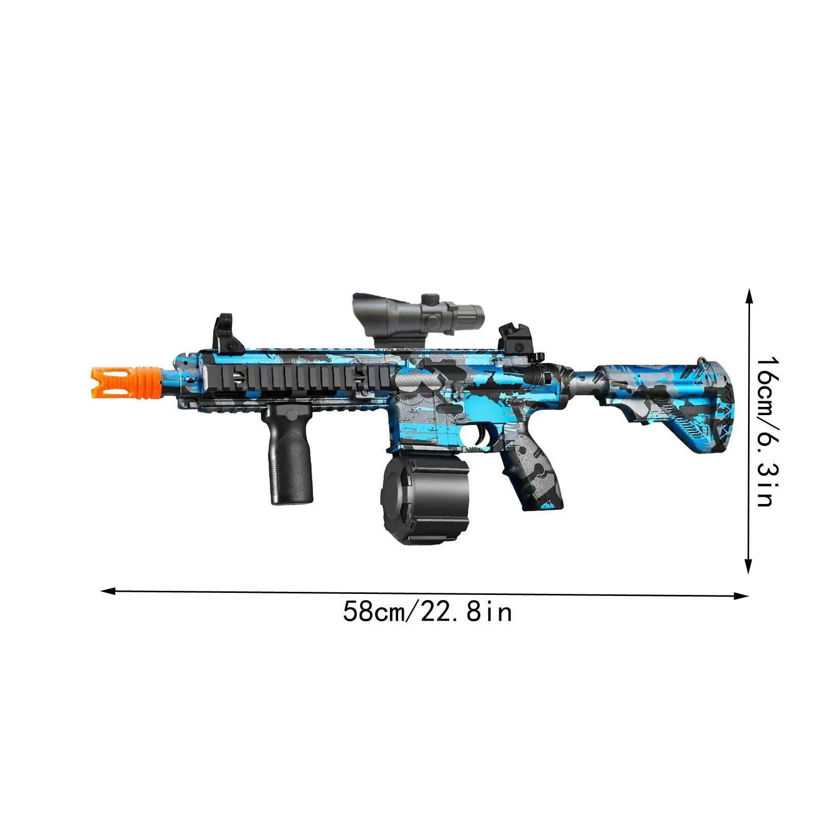 New M416 Manual & Electric Splatter Gun 2-in-1 Gel Ball Blaster With 15000 Eco-Friendly Water Beads Goggles For Outdoor Toys 6 New M416 Manual & Electric Splatter Gun 2-in-1 Gel Ball Blaster With 15000 Eco-Friendly Water Beads Goggles For Outdoor Toys 6