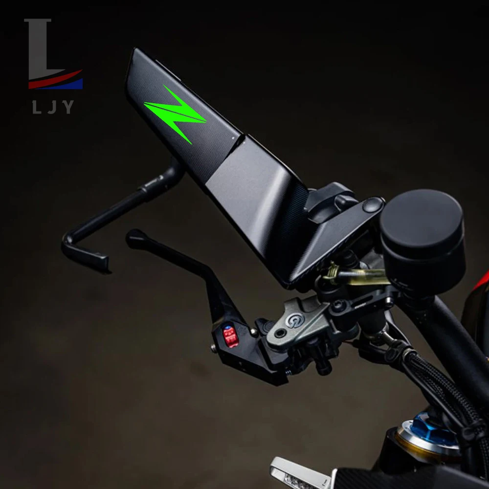 가와사키 오토바이 CNC 백미러 고정 날개, Z400 2019 Z900 Z1000 Z800 Z750 Z300 Z650 용