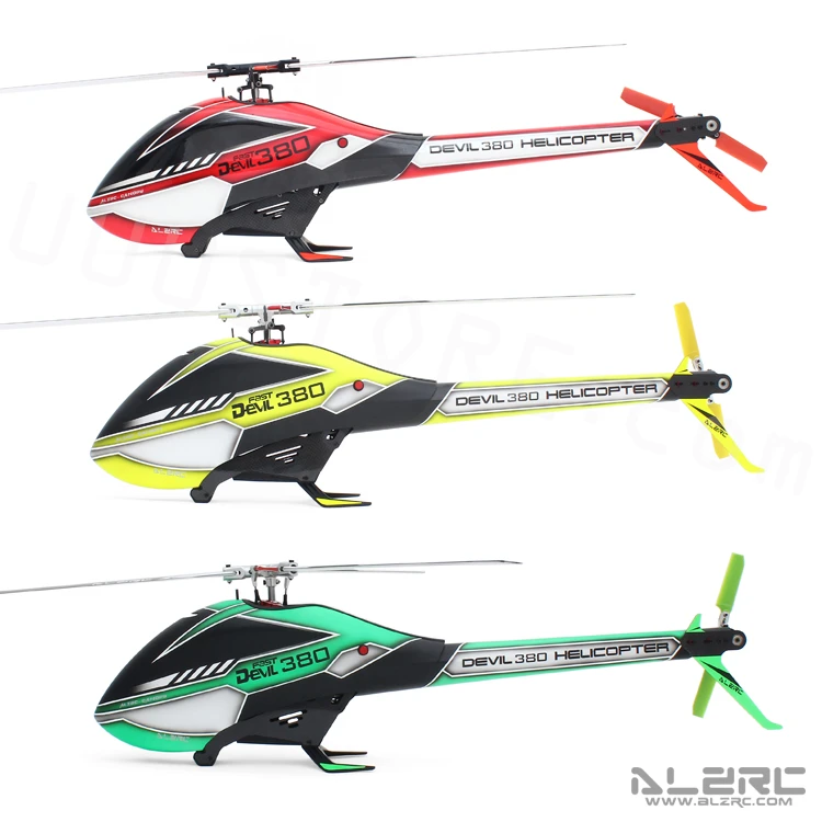 ALZRC Devil 380 Fast FBL 3D Flying RC Helicopter Super Combo With Motor ESC  Servo Gyro RC Model toys
