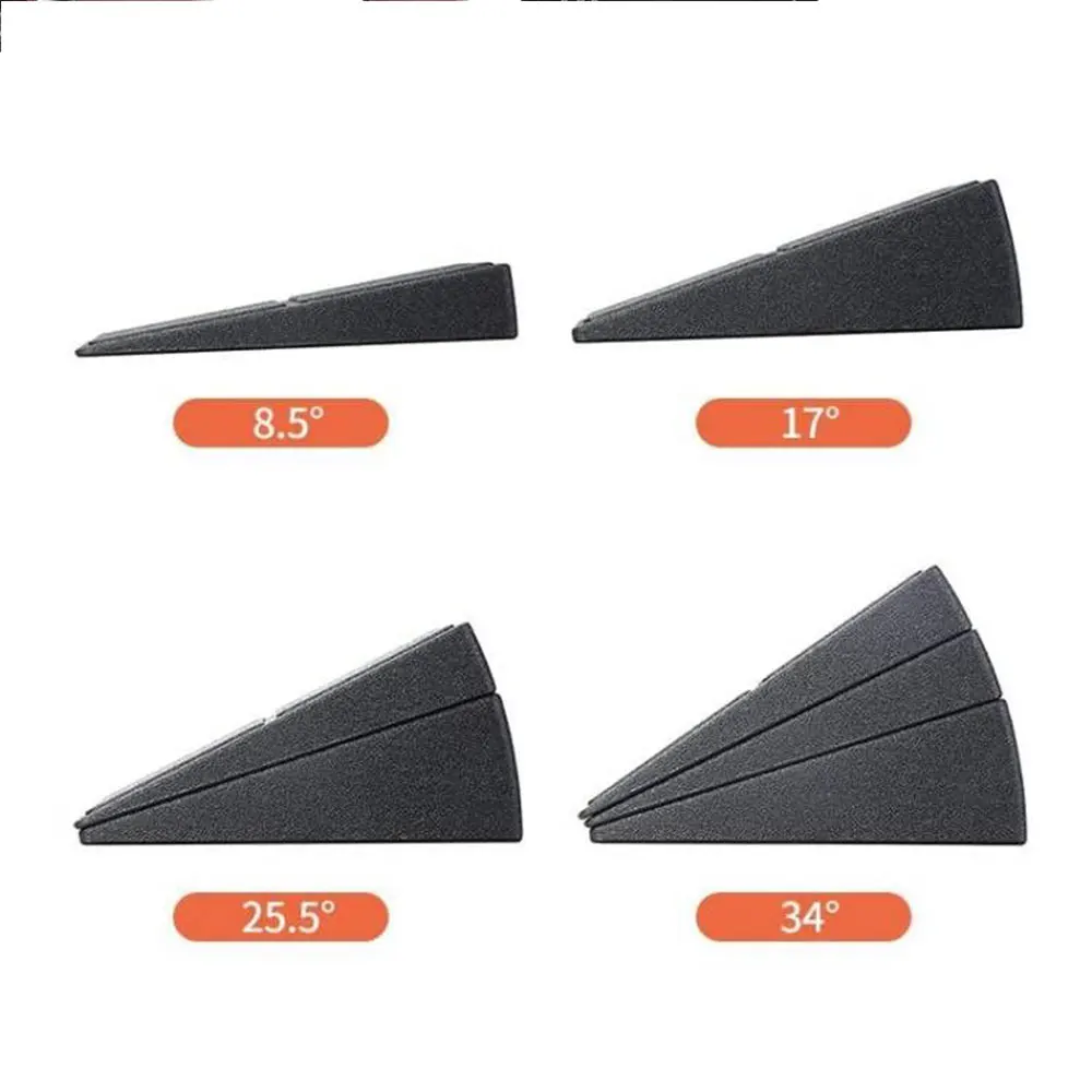 Squat Wedge Block 3pcs Adjustable Non-Slip Squat Ramp Deadlift Wedge Calf Stretcher Slant Board Strength For Deadlift