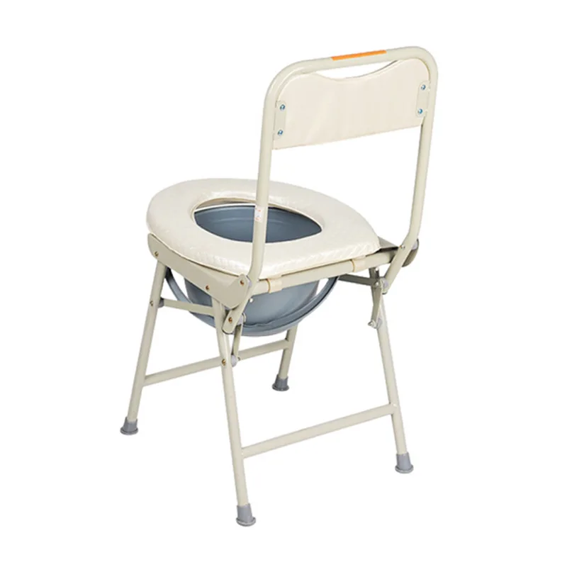 Commode Chair Adjustable Height Folding Foldable Lightweight Shower Toilet Potty Chair Elderly Disabled 2