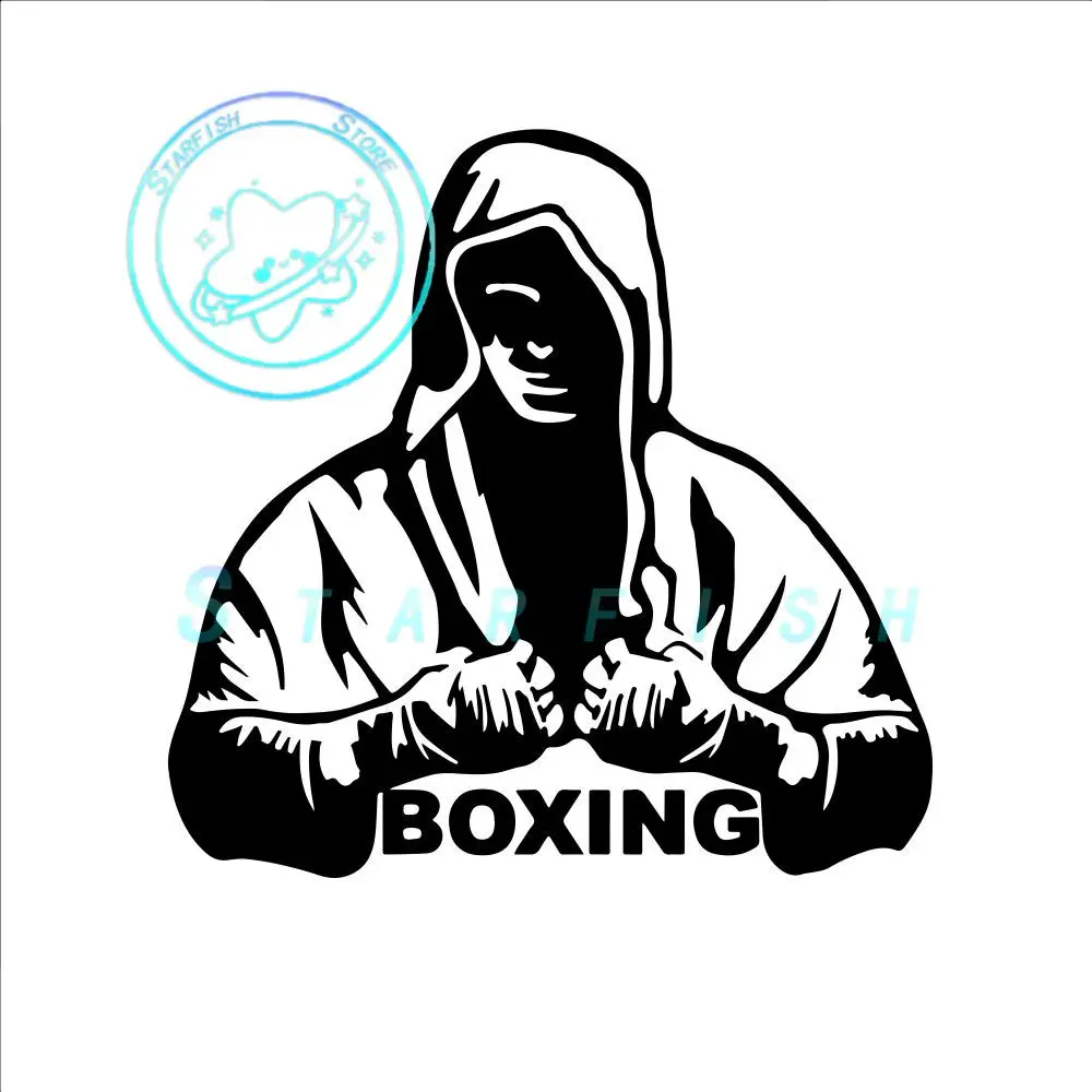 Fashion Custom Boxing Wallpaper Fitness Boxing Graphics Car Sticker Fitness Room/Gym Vinyl Decal