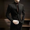 Double Breasted Male Business Blazer Casual Korean Style Clothes Coat Simple Fashion 2024 Elegant Loose Men's Suit Dress Jackets 4