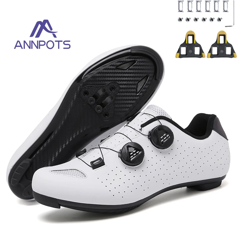 Men Speed Cycling Shoes Mountain Bike Footwear Women SPD Bicycle Shoe MTB Racing Sneaker Flat Route Cleat Road Bike Shoe Sneaker