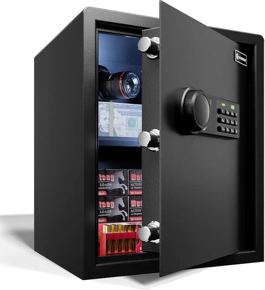 Biometric Fingerprint Security Safe for Home Office