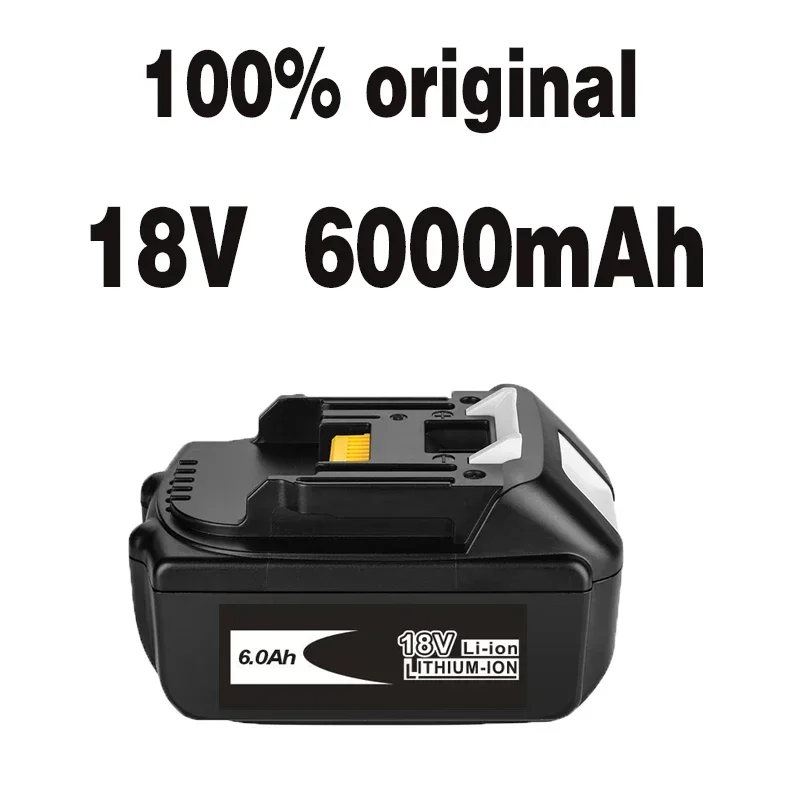 

100% original 18V battery 6000mAh rechargeable power tool battery with LED lithium-ion replacement LXT BL1860B BL1860 BL1850