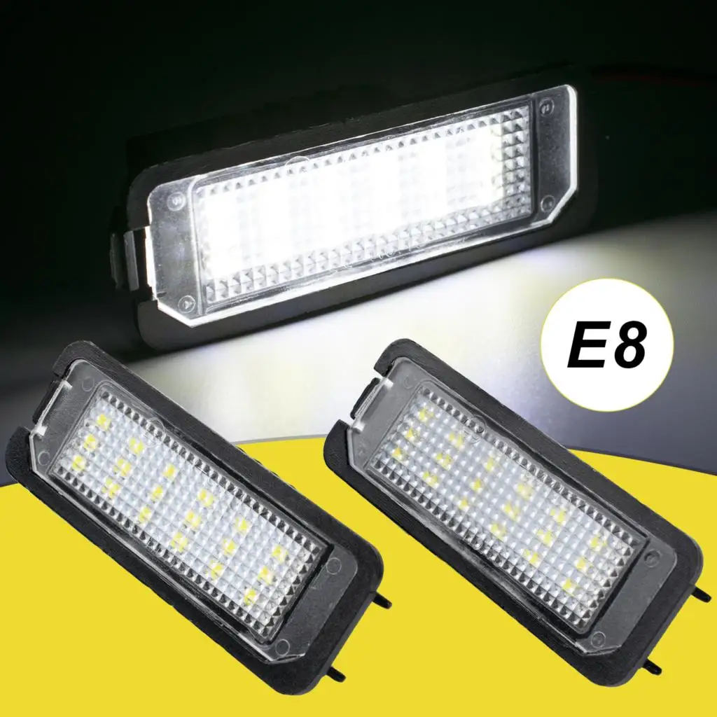 2X Led Numero Luce Targa Per Vw Golf Mk4 Mk5 Mk6 Gti Golf 5 Glof 6 Golf 7 Xenon Bianco Canbus Sostituzione Senza Errori