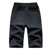 Summer Sports Cropped Trousers Quick-drying Large Size 7XL 8XL Men's Casual 3/4 Pants Thin Workout Mens Fashion Baggy Shorts 2