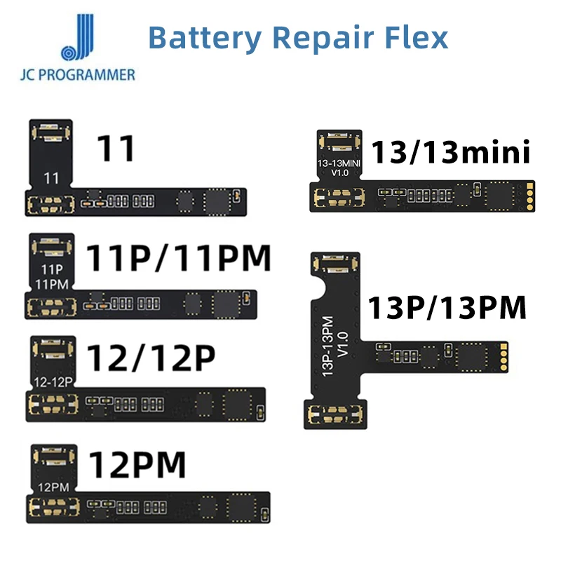 Jcid Original Battery Repair Flex Per Iphone 11 12 13 14 Pro Max Mini Jc V1S V1Se Sostituzione Del Cavo Flessibile Esterno Della Batteria