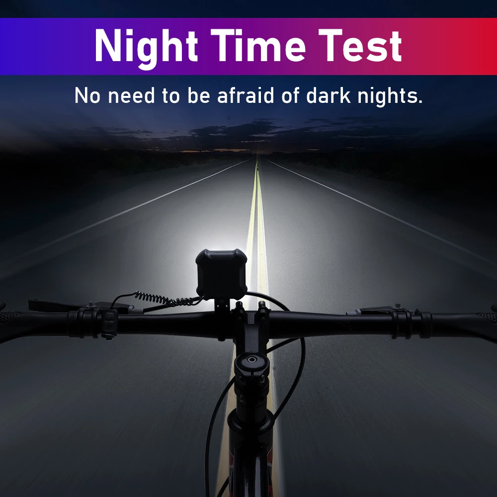 Bicycle Alarm Bicycle Rear Light Electronic Bell 140dB Bike Alarm Horn USB Charge Cycling Warning Lamp Cycling Headlight Safety Riding bicycle alarm bicycle rear light