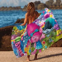 Cartoon T-Trolls Band Together Towel Microfiber Beach Towel Absorbent Quick dry Soft Yoga Swimming Resort Mountain Climbing 1