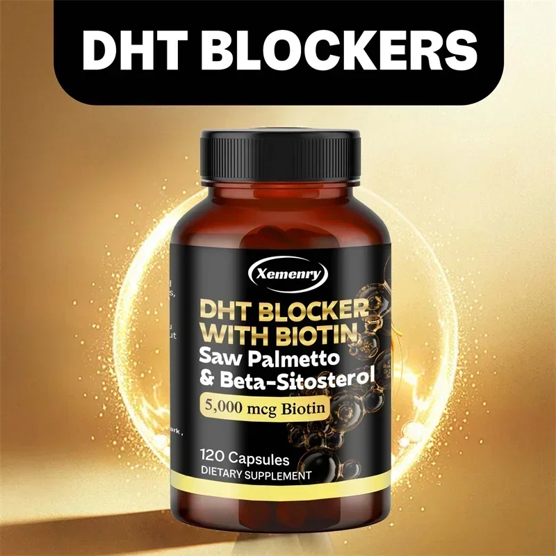 DHT Blocker - Promotes Hair Growth Helps with Healthy Urination Natural DHT Blocker for Men & Women 4