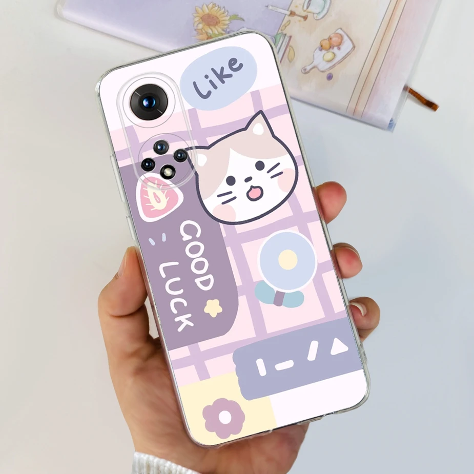 Clear Silicone Soft Slim Phone Case with Fashion Painted Design