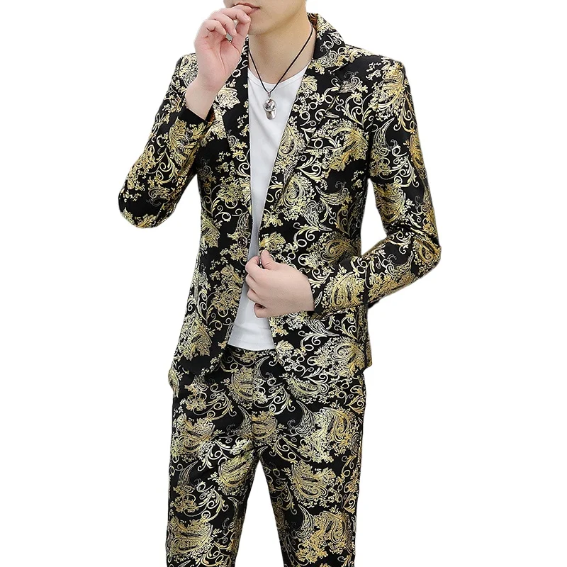 Men Formal Suit Business Men Clothing Elegant Blazer Pants