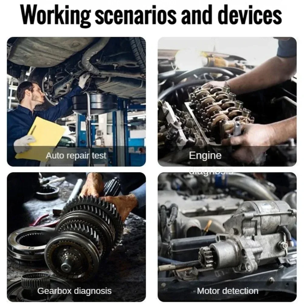 Kuuleyn Stéthoscope De Moteur, Stéthoscope De Mécanicien Automobile, Ensemble De Cylindres Automobiles, Outil De Diagnostic De Voiture