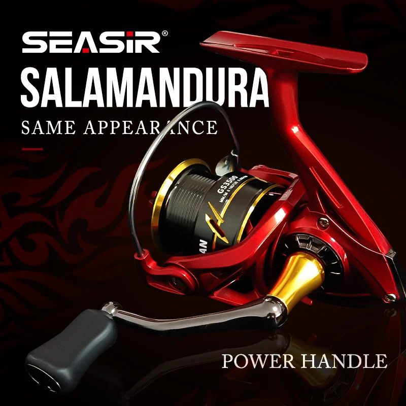 SeaSir Phoenix Spinning Fishing Reel Power Handle 6.21 Gear Ratio Max