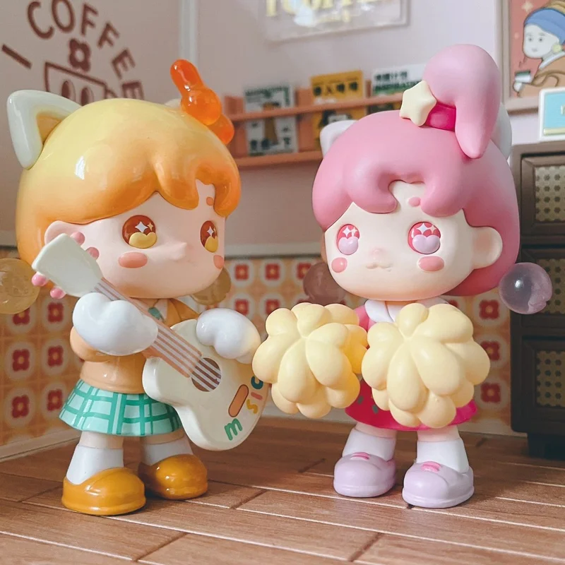 

Mokokimo Campus Series Blind Box Toy Caja Ciega Cute Figure Doll Guess Bag Surprise Model Mystery Box Action Figure Toys