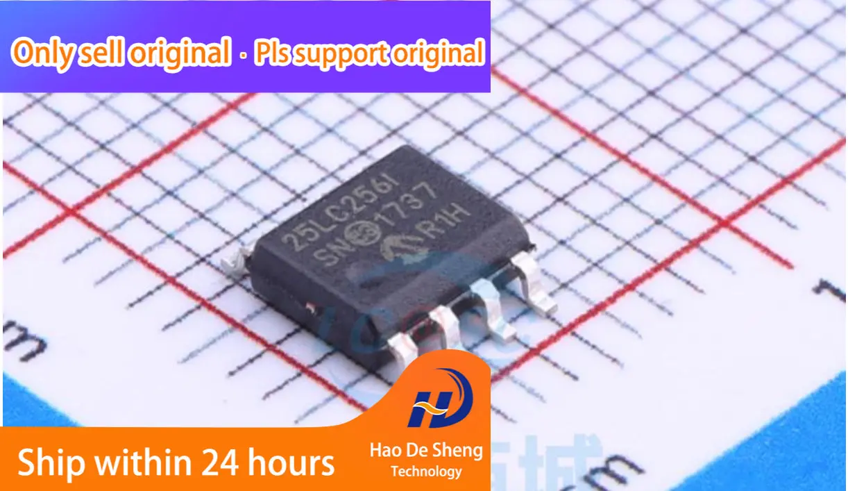

10 шт./лот 25LC256T-I/SN 25LC256-I/SN Memory IC SOP-8 новая Оригинальная фотография