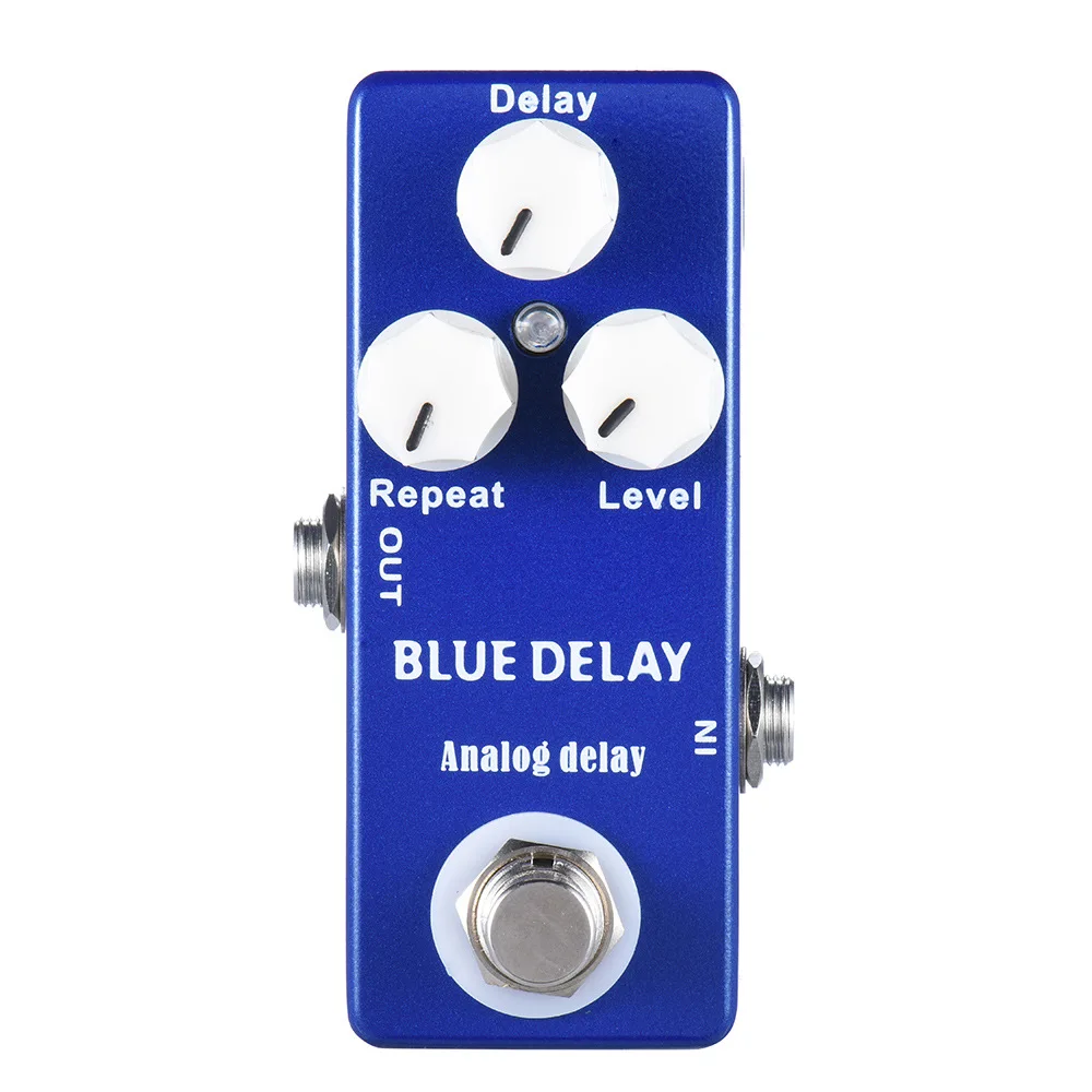 Mosky Deep Blue Delay Mini Guitar Effect Pedal True Bypass Analog Delay Parti Della Chitarra