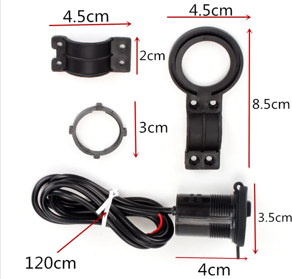 

Universal motorcycle modified mobile phone USB charger with switch for KTM 150SX XC 200XC-W 200EXC XC 250SX-F 250SX
