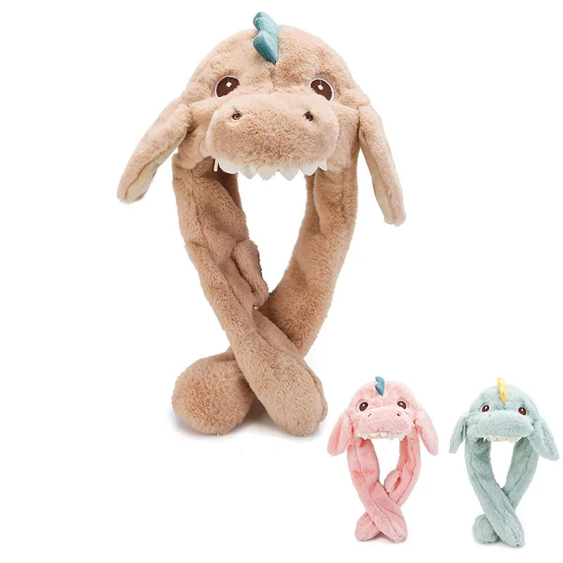 

Зимняя Детская плюшевая шапка, детская шапка, головной убор, мягкие игрушки для детей, подарок на день рождения и Рождество