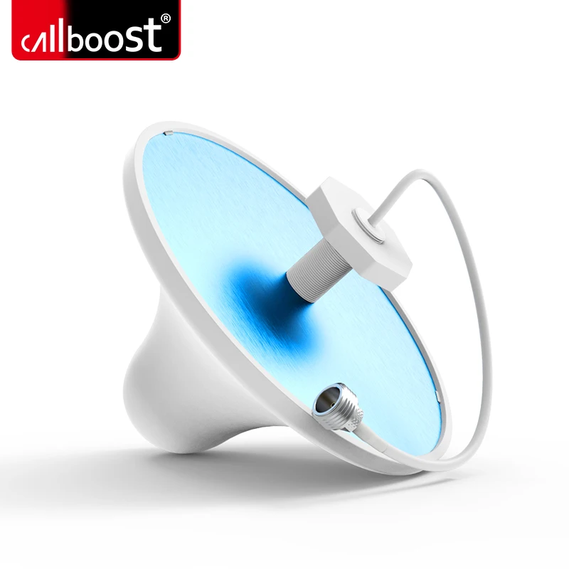 Callboost Omni Ceiling Antenna GSM 2G 3G 4G Signal Booster Antenna 5dBi 360&deg; Cover 698-2700mhz Cellular Amplifier N-female