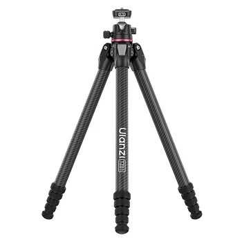 Ulanzi TZ01 Versatile 2-in-1 Carbon Fiber Tripod 1.63M Outdoor Rooftop Travel Vlogging Livestream Shot Camera Urban Landscapes