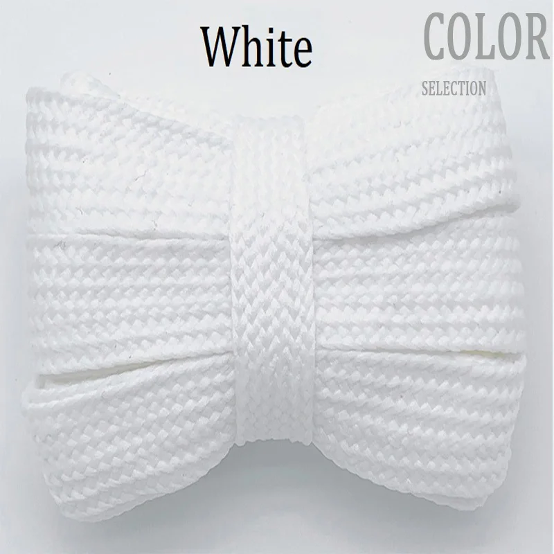 Premium 20mm Thick Flat Colored Soft Shoelaces