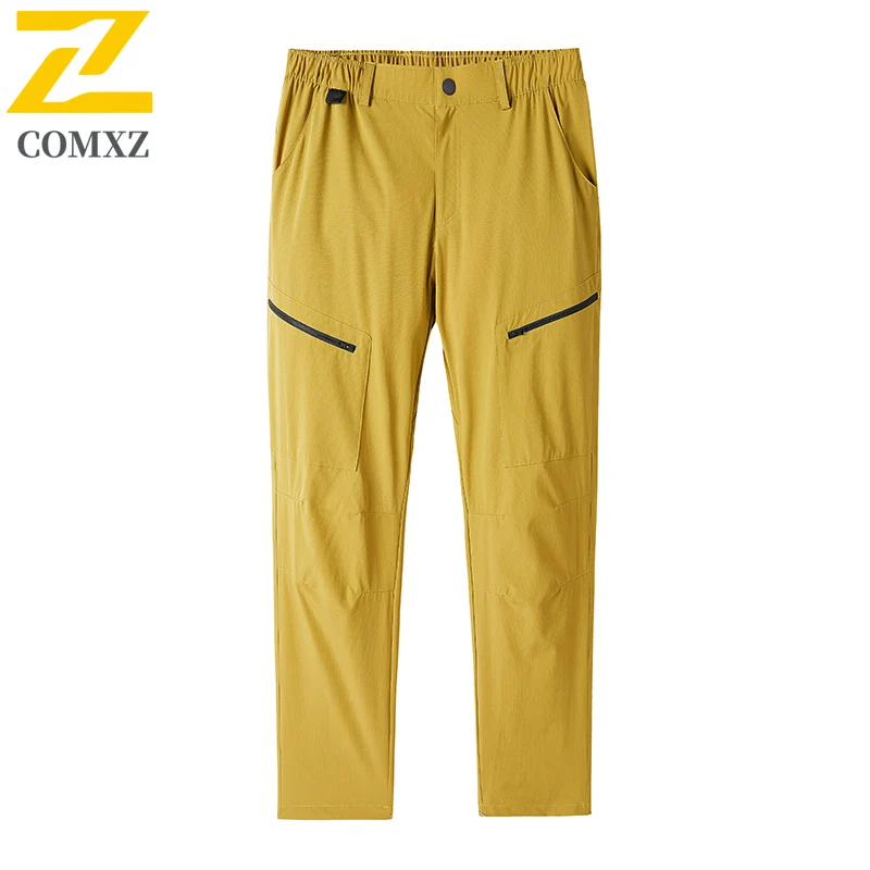 Summer Quick-Dry Hiking Pants Men Women Ice Silk Stretch Water-Resistant Windproof Running Gym Outdoor leisure camping fishing