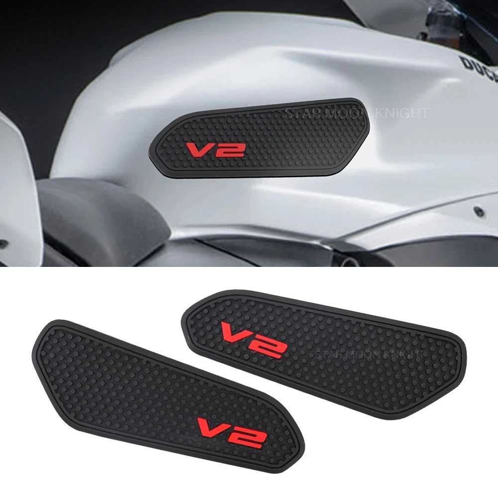 Knee Grip Traction Pad FOR Ducati Panigale V2 Streetfighter V2 Panigale V2 Batliss 2020- Motorcycle Rubber Side Fuel Tank Pad