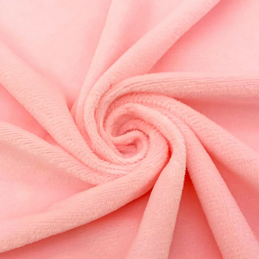 Big Size Plain Short Plush Fabric Soft For Diy Handmade Sewing