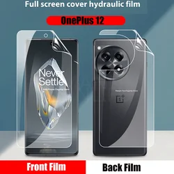 Matte Full Cover Hydrogel TPU Screen Protector Film - Front & Back - 2 Pieces Front Film (OnePlus 10 Pro)
